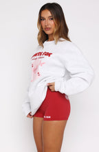 Lucky Thirteen Charise Booty Shorts Red