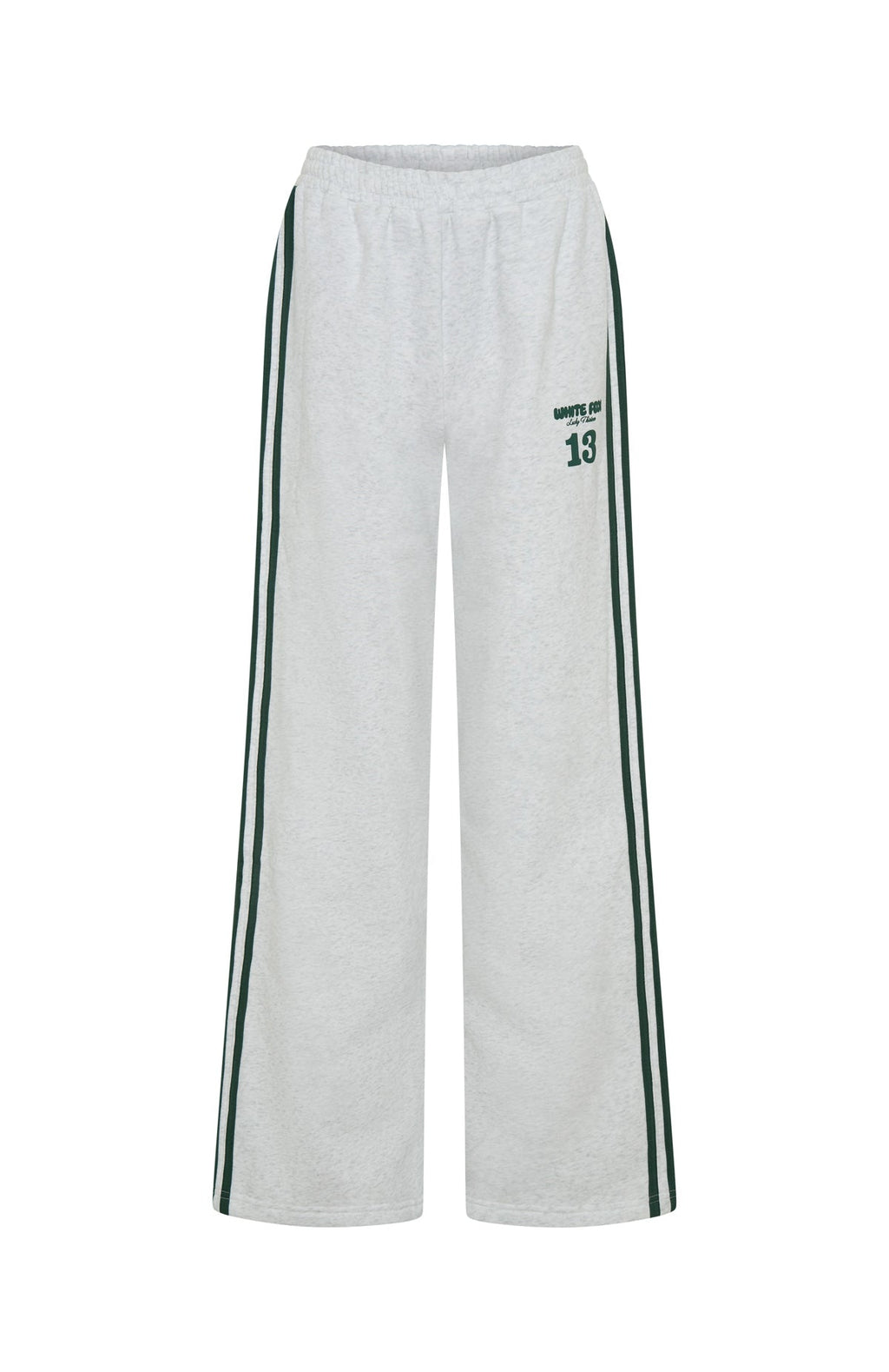 Lucky Thirteen Charise Wide Leg Sweatpants Grey Marle