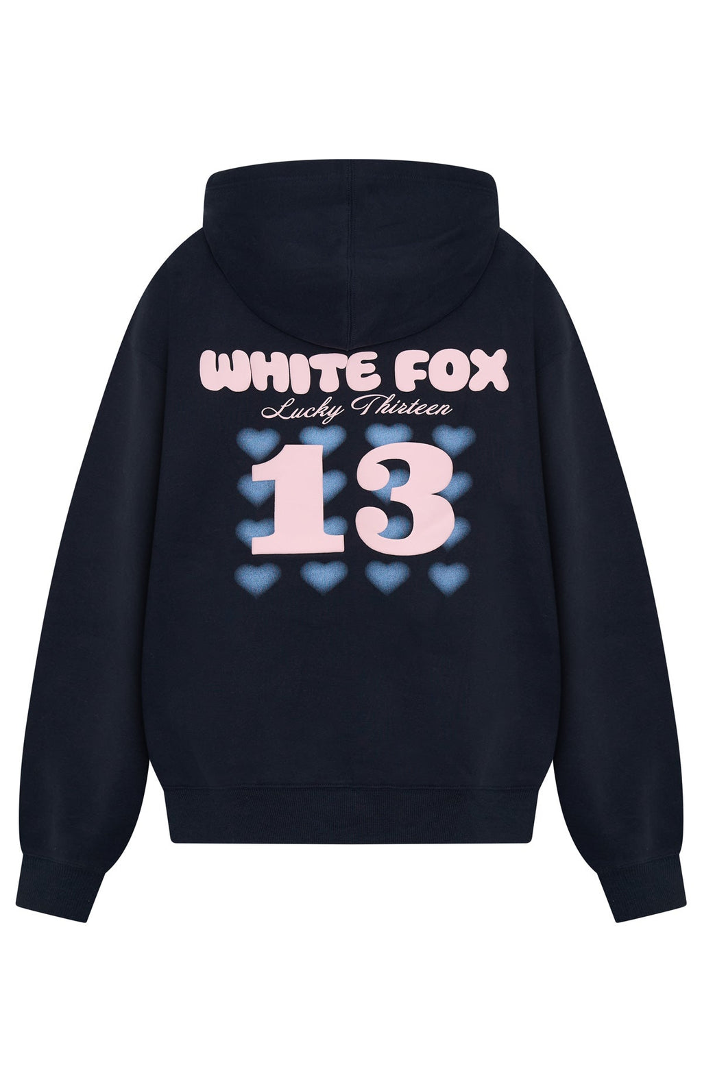 Lucky Thirteen Charise Zip Front Hoodie Navy