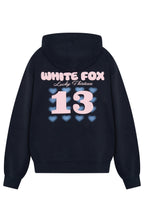 Lucky Thirteen Charise Zip Front Hoodie Navy