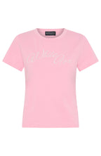 Lucky Thirteen Elsa Relaxed Baby Tee Candy Pink