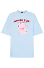 Lucky Thirteen Kalena Oversized Tee Blue