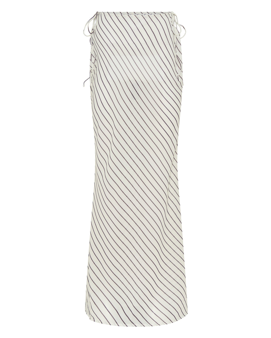 Luminous Maxi Skirt Cream/Choc Stripe