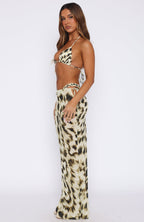 Luminous Maxi Skirt Gilded Touch