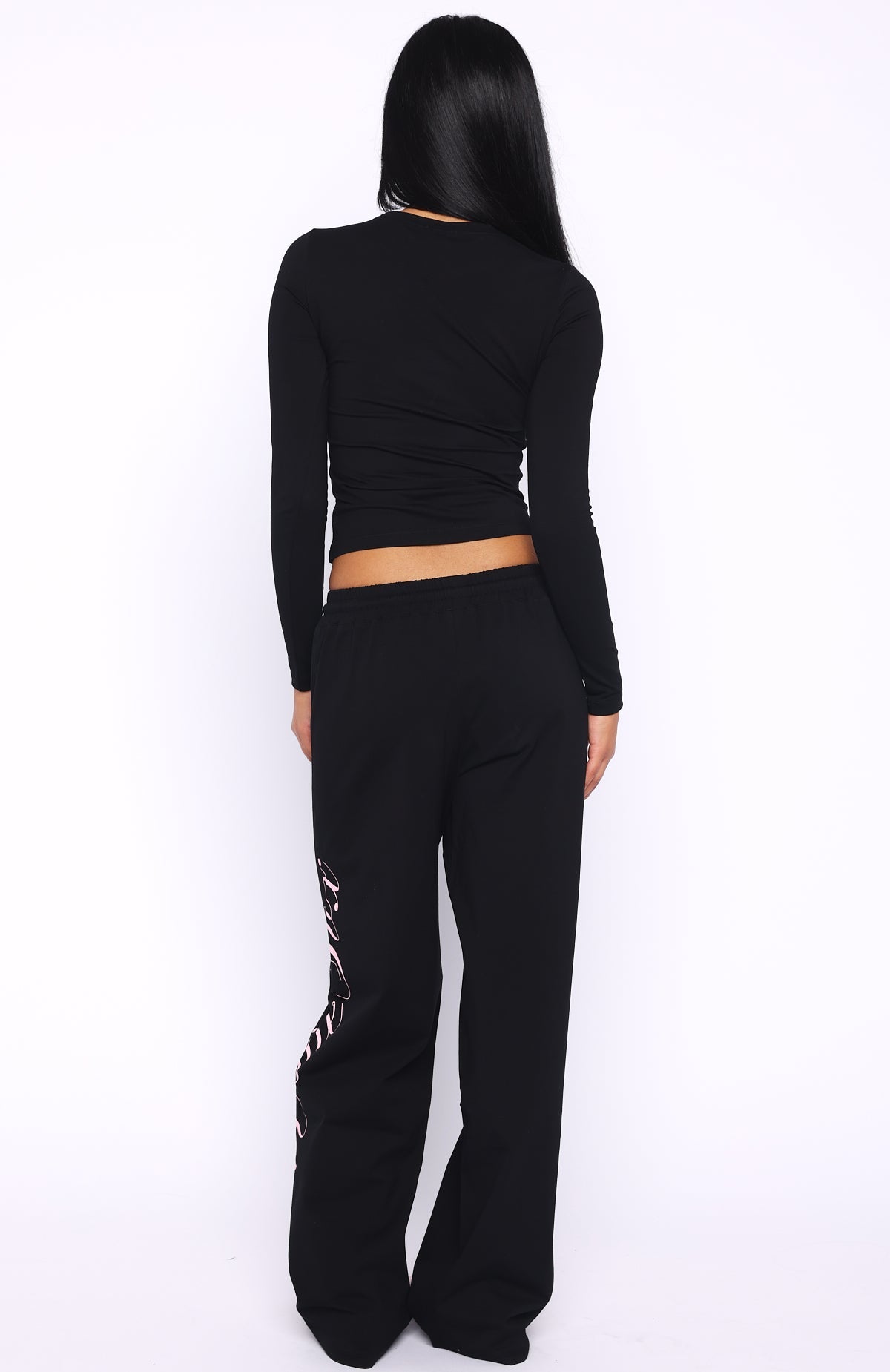 Luxurious Girl Track Pants Black