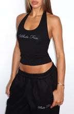 Make It Or Break It Halter Top Black