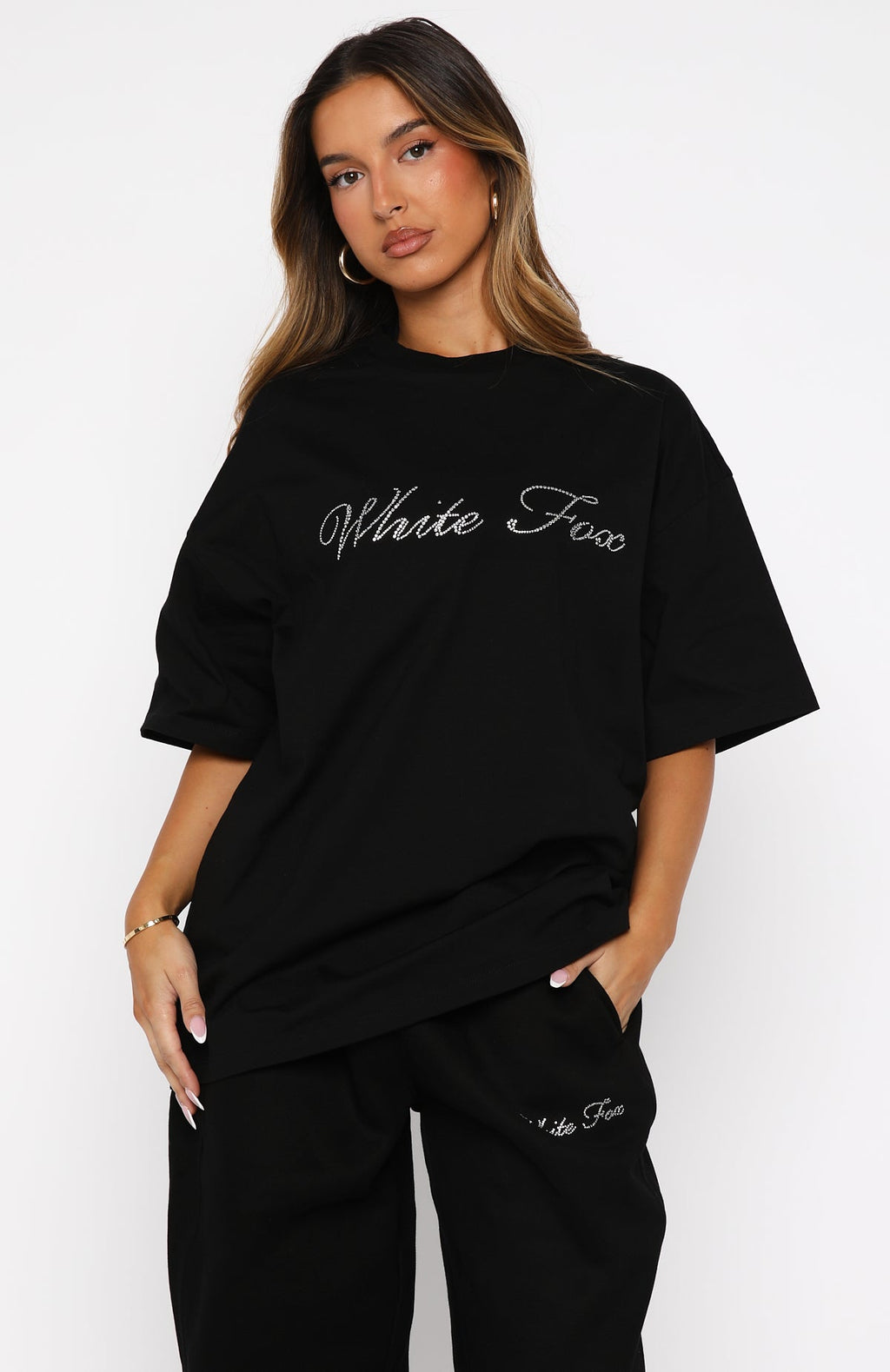 Make It Or Break It Oversized Tee Black