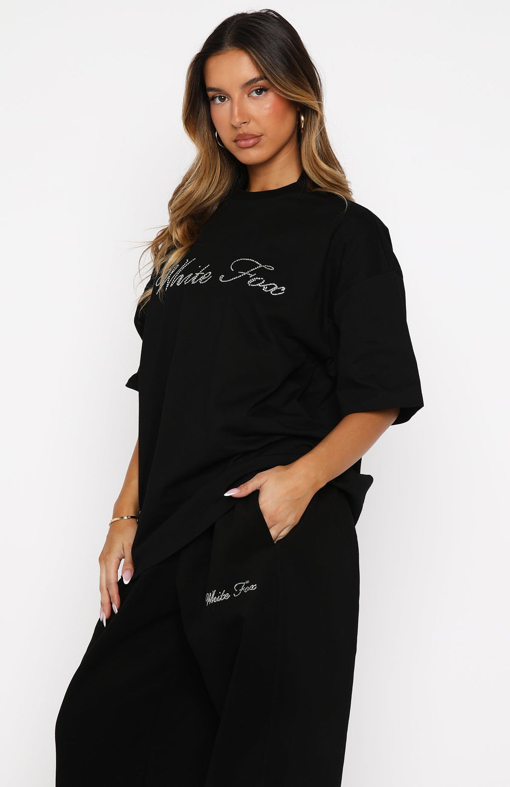 Make It Or Break It Oversized Tee Black