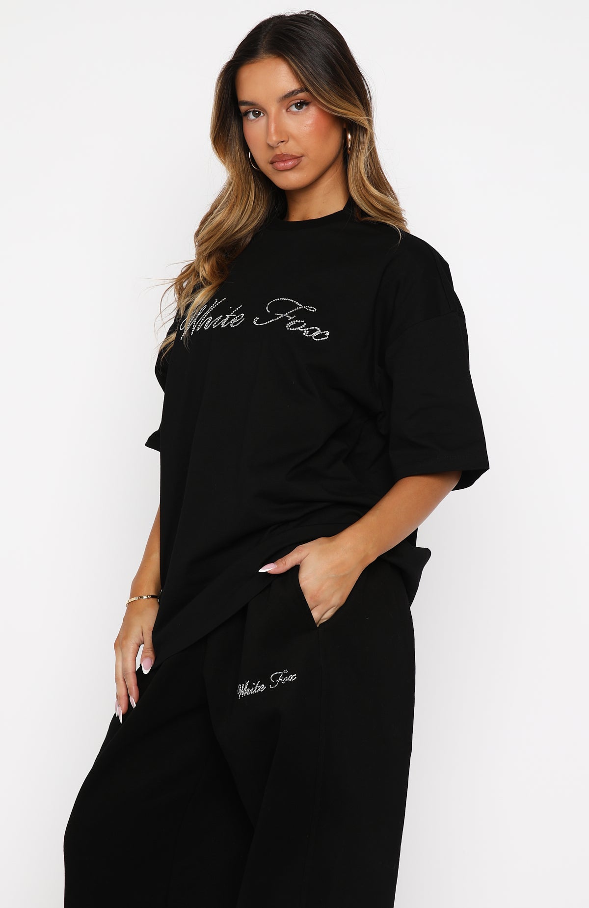 Make It Or Break It Oversized Tee Black