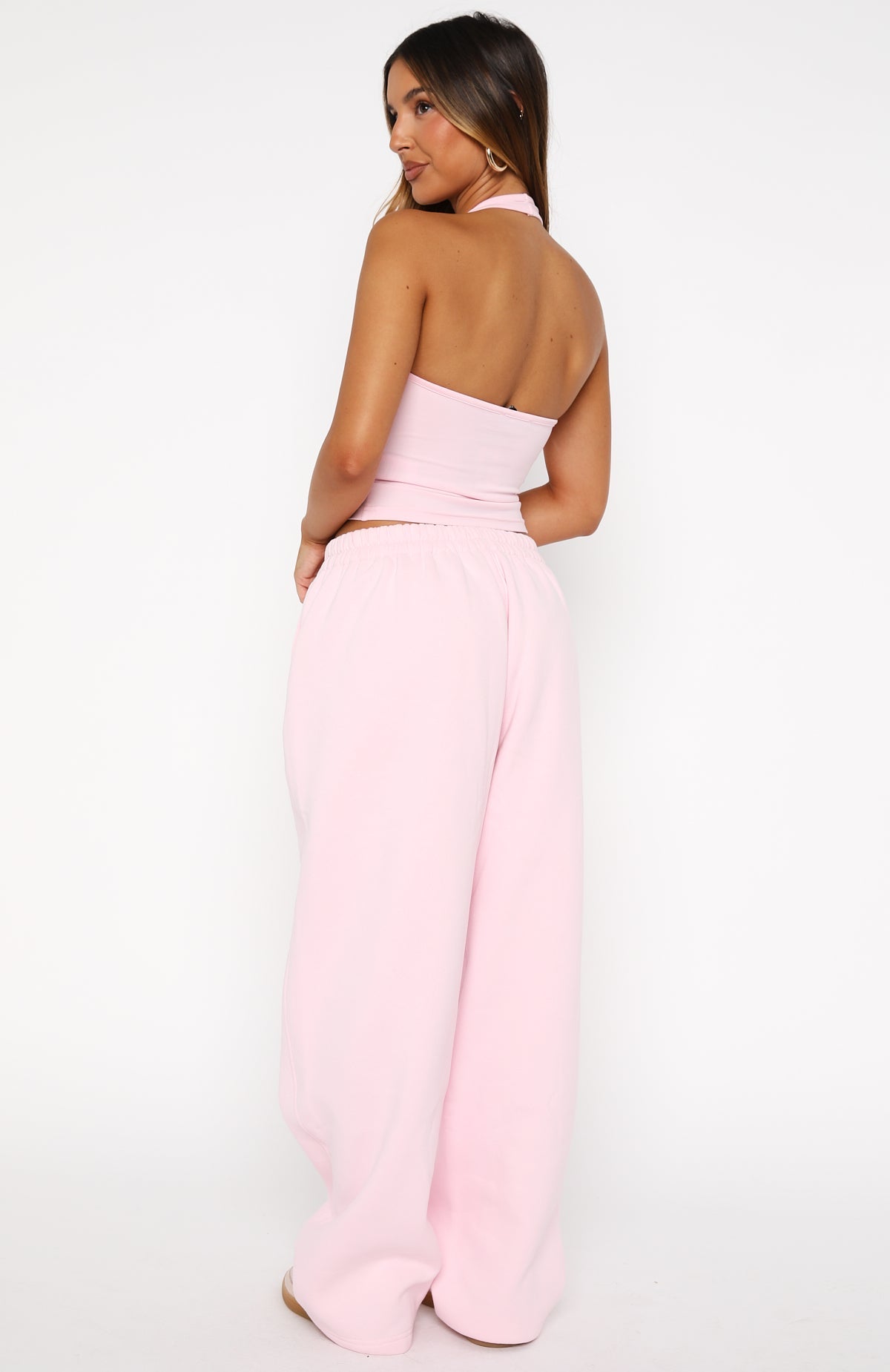 Make It Or Break It Barrel Leg Sweatpants Pink