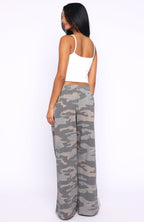 Make Me Promises Pants Camo Print