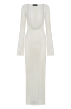 Malta Mermaids Long Sleeve Maxi Dress White