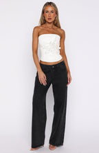 Martini Hour Strapless Bustier Cream