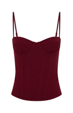 Moonlight Dance Bustier Wine