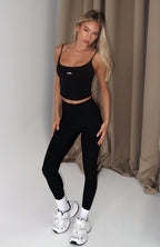 Go Getter High Waisted Leggings Black