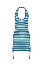 My Best Life Knit Mini Dress Blue Horizon