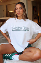 No Hesitation Oversized Tee Grey Marle