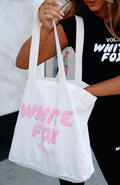 Offstage Tote Bag White/Pink