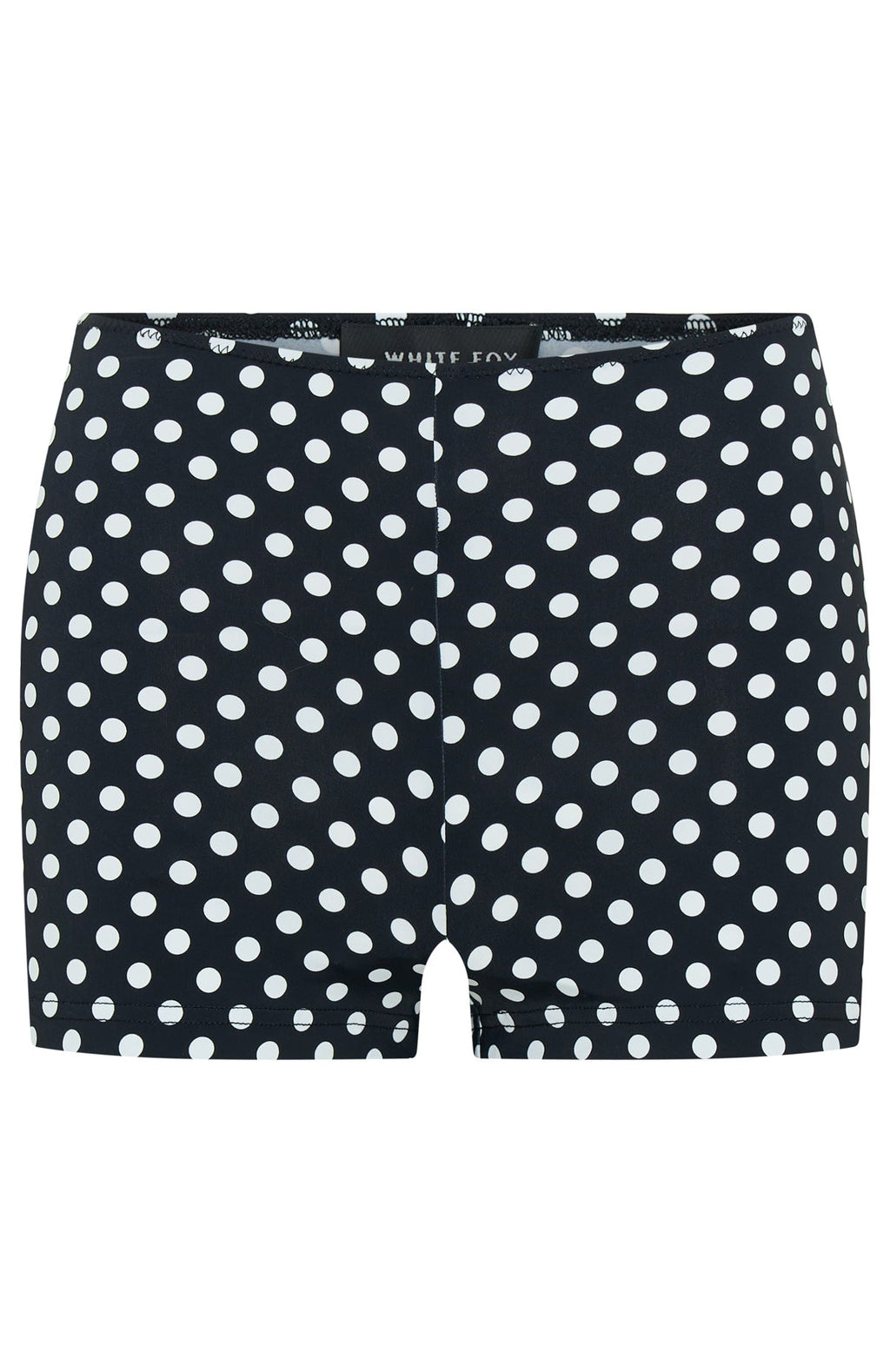 On The Inside Booty Shorts Black/White Polka Dot