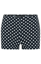 On The Inside Booty Shorts Black/White Polka Dot