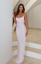 Over My Head Maxi Dress Baby Pink