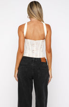 Parisian Love Story Bustier Cream