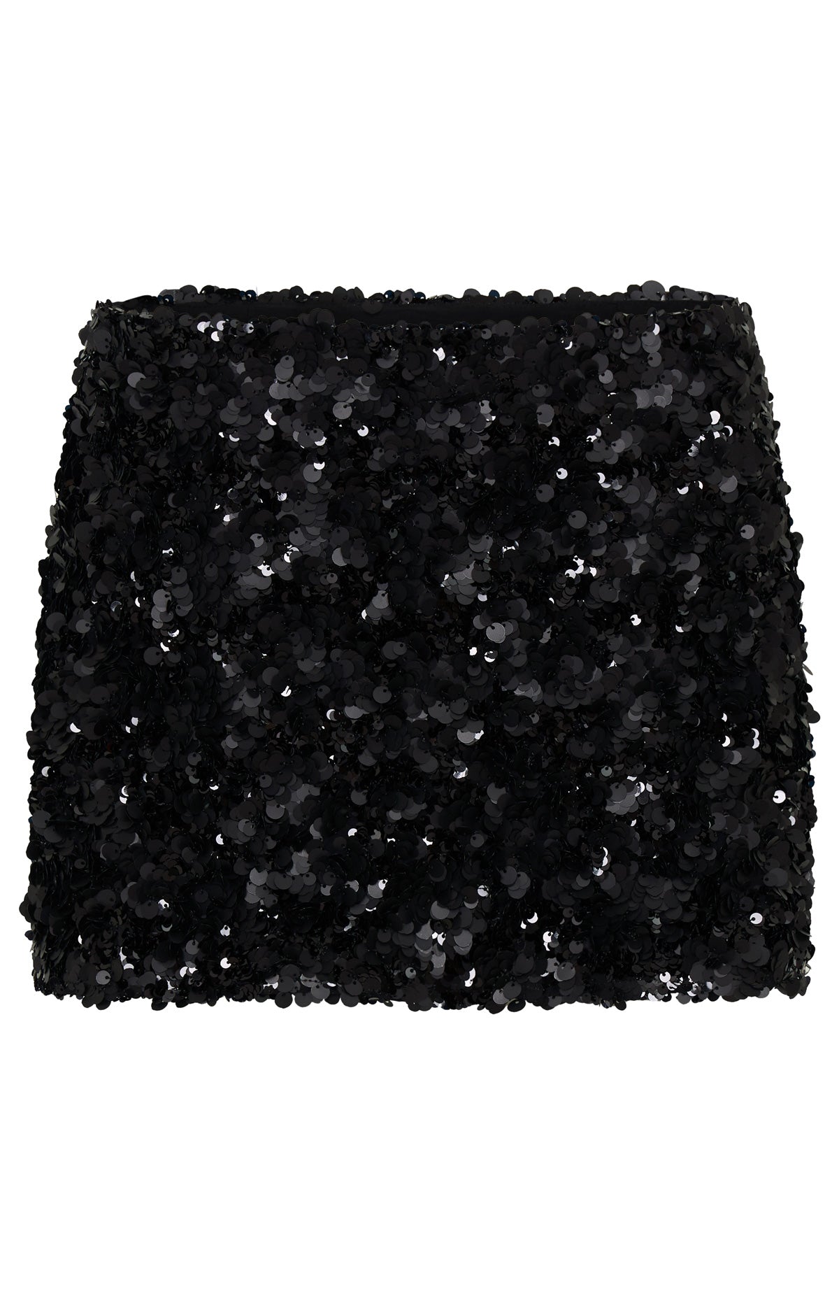 Party Mode Sequin Mini Skirt Black