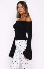 Perfect Night Long Sleeve Top Black