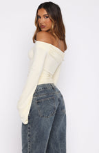 Perfect Night Long Sleeve Top Cream