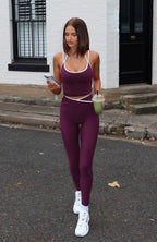 Form Leggings Plum/Cream