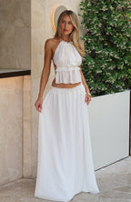 Pure Magic Maxi Skirt White