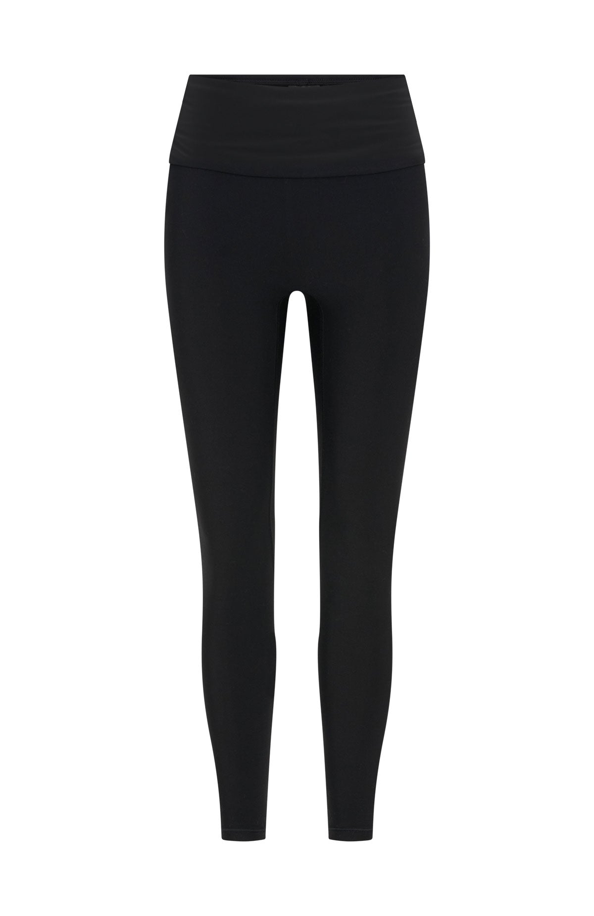 Push Me Foldover Leggings Black