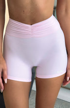 Radiate High Waisted Shorts Ballet Pink