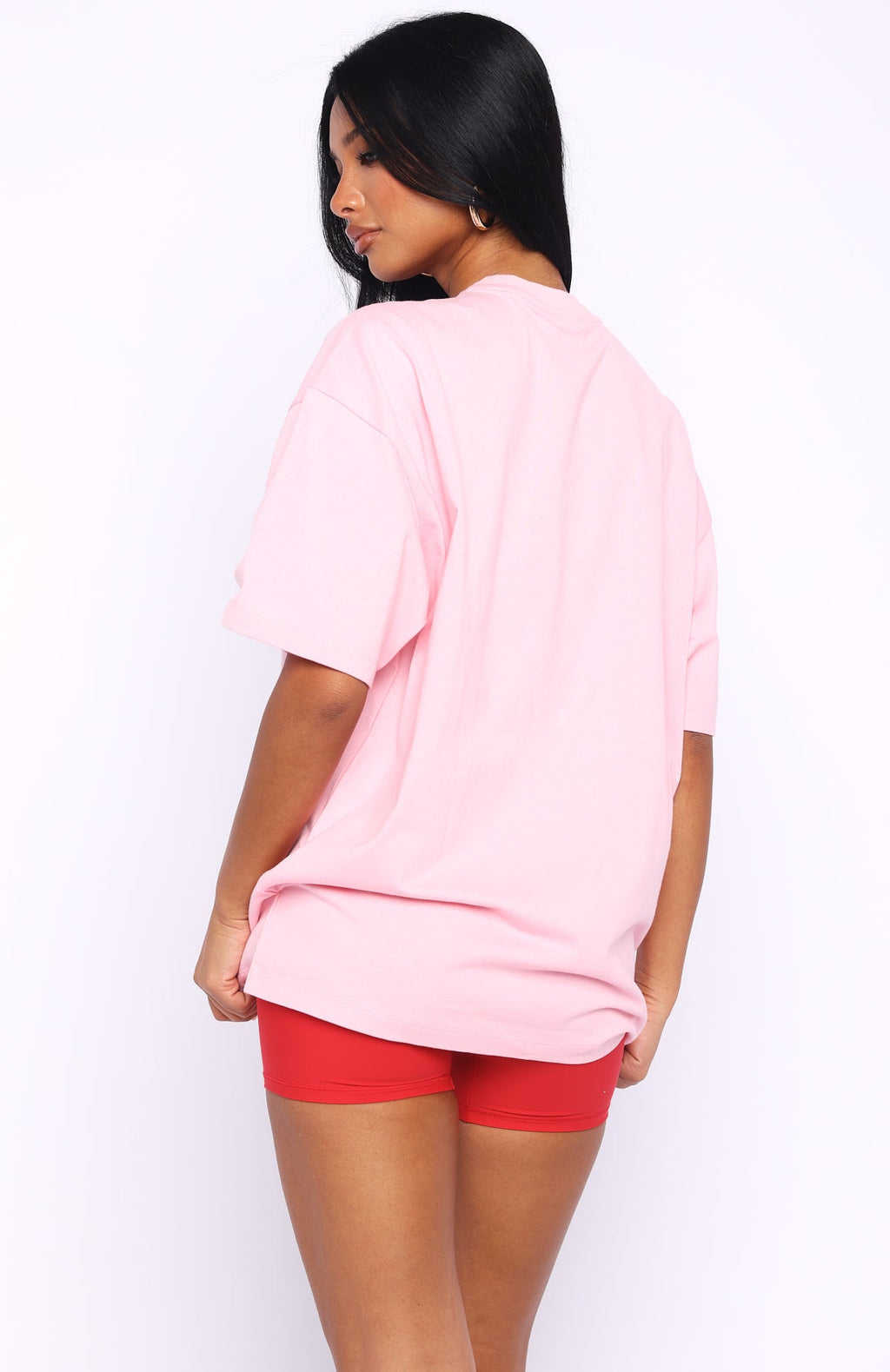 Ready To Go Oversized Tee Pink