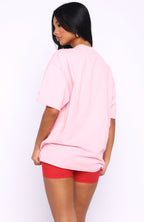 Ready To Go Oversized Tee Pink