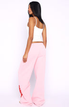Ready To Go Wide Leg Sweatpants Pink