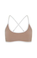 Relentless Sports Bra Caramel/White