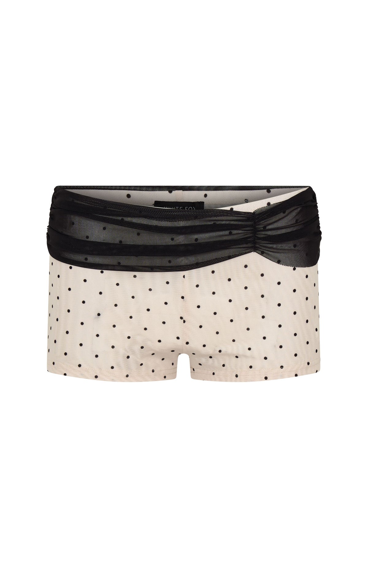 Roam Free Shorts Cream/Black Polka Dot