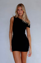 Rush For Me Mini Dress Black