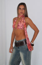 Sassy Soul Top Crimson Paisley