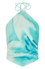 Seaside Halo Top Aqua Blossom