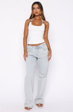 She's Got You Halter Top White