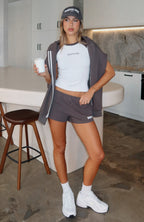 Social Season Relaxed Shorts Charcoal