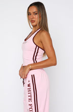 Star Of The Night Halter Top Pink