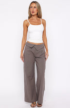 Starlight Riot Low Rise Pants Mocha