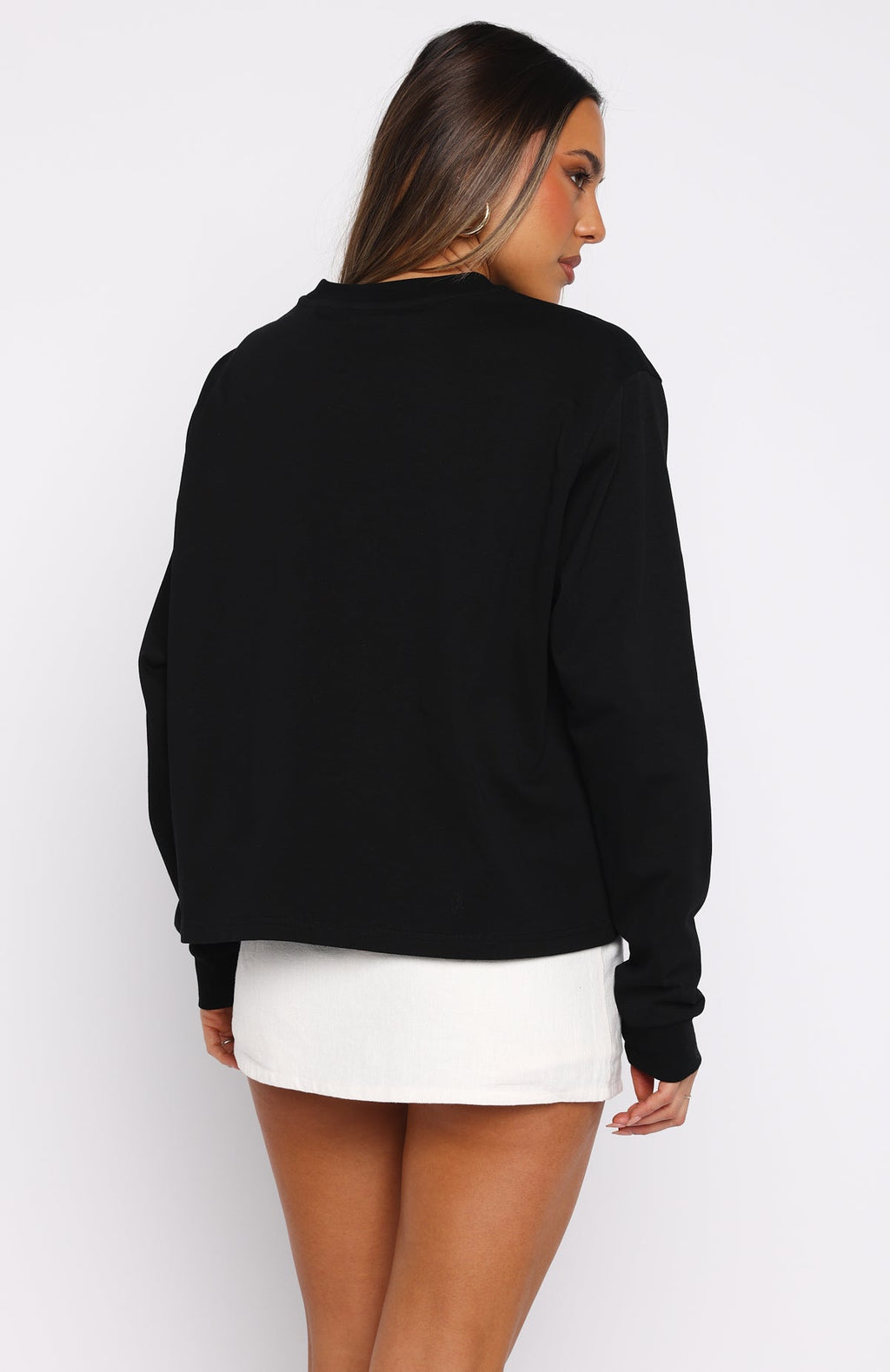 Staying Ahead Long Sleeve Tee Black