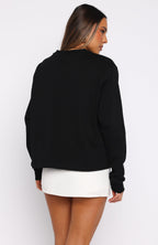 Staying Ahead Long Sleeve Tee Black