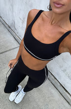 Strive Sports Bra Black/White