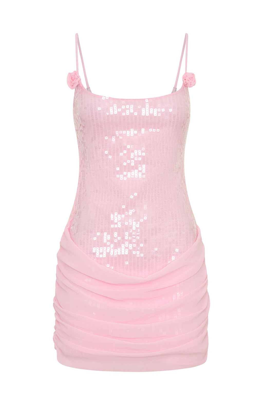 Studio Starlet Sequin Mini Dress Baby Pink