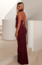Sugar High Maxi Dress Burgundy